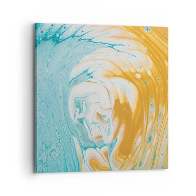 Canvas picture - Pastel Swirl - 70x70 cm