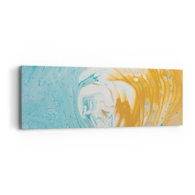 Canvas picture - Pastel Swirl - 90x30 cm