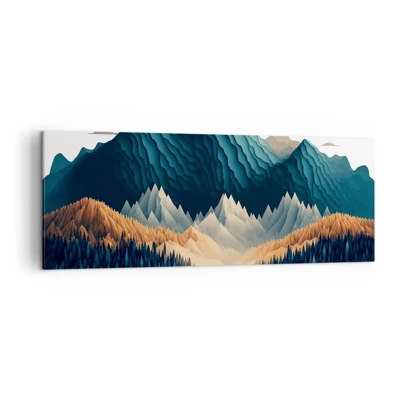 Canvas picture - Perfect Mountain Landscape - 140x50 cm