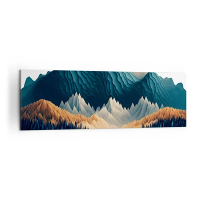 Canvas picture - Perfect Mountain Landscape - 160x50 cm