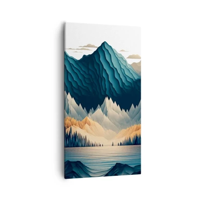 Canvas picture - Perfect Mountain Landscape - 55x100 cm