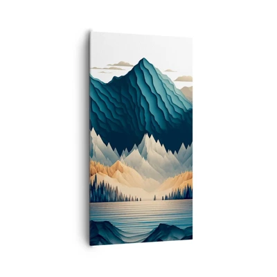 Canvas picture - Perfect Mountain Landscape - 65x120 cm