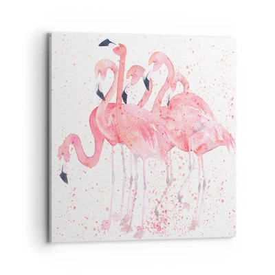 Canvas picture - Pink Power - 70x70 cm