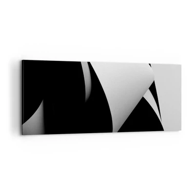 Canvas picture - Planes of Light Emerging from the Shadow - 100x40 cm