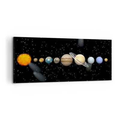 Canvas picture - Planets are Revolving - 100x40 cm