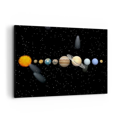 Canvas picture - Planets are Revolving - 120x80 cm