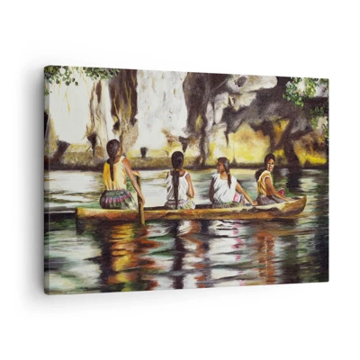 Canvas picture - Polinesian Paradise - 70x50 cm