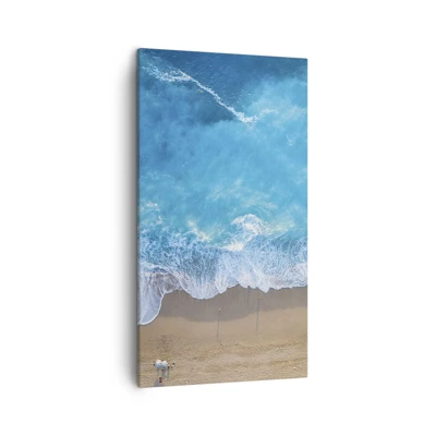 Canvas picture - Power of the Blue - 45x80 cm