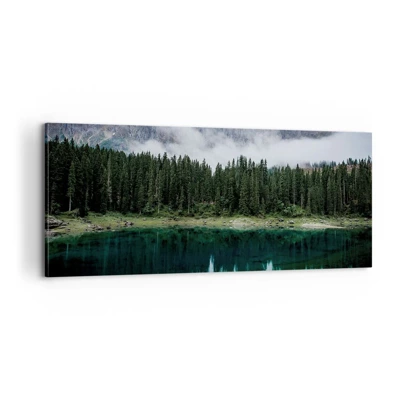 Canvas picture - Quiet Please, Let's Not Wake Up Still Waters - 100x40 cm