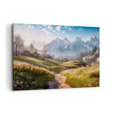 Canvas picture - Quiet Valley - 120x80 cm