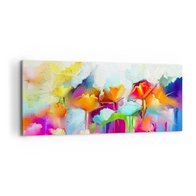 Canvas picture - Rainbow Has Bloomed - 100x40 cm