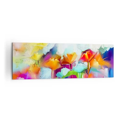 Canvas picture - Rainbow Has Bloomed - 160x50 cm