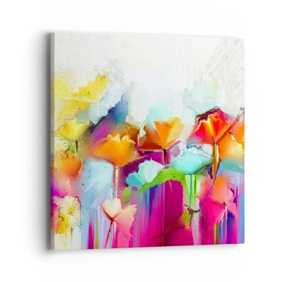 Canvas picture - Rainbow Has Bloomed - 40x40 cm