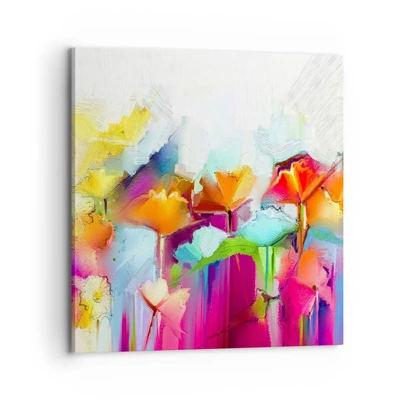 Canvas picture - Rainbow Has Bloomed - 70x70 cm