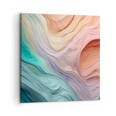 Canvas picture - Rainbow Wave - 60x60 cm