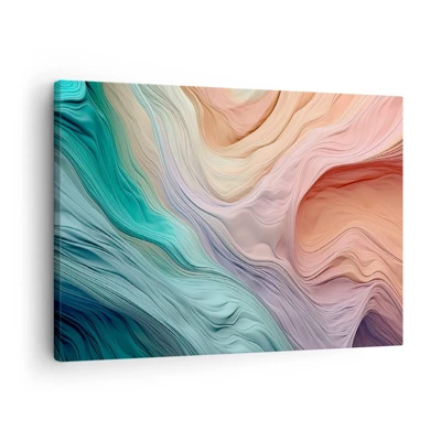 Canvas picture - Rainbow Wave - 70x50 cm