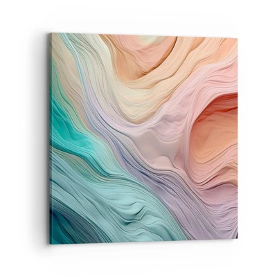 Canvas picture - Rainbow Wave - 70x70 cm