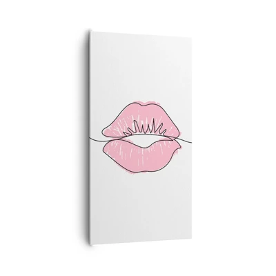 Canvas picture - Ready for a Kiss? - 65x120 cm