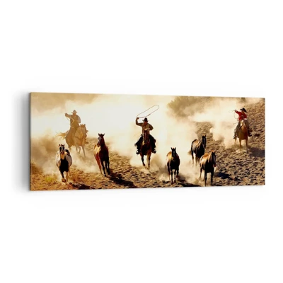 Canvas picture - Really Wild West - 140x50 cm