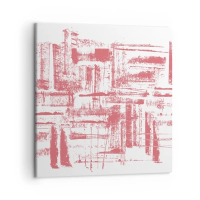 Canvas picture - Red City - 50x50 cm