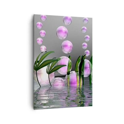 Canvas picture - Reflexive Composition of Lightness and Life - 70x100 cm