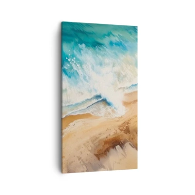 Canvas picture - Returning Wave - 45x80 cm