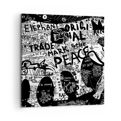 Canvas picture - Rich World of the Street - 60x60 cm