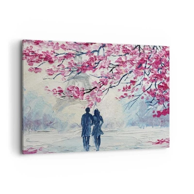 Canvas picture - Romantic Walk - 100x70 cm