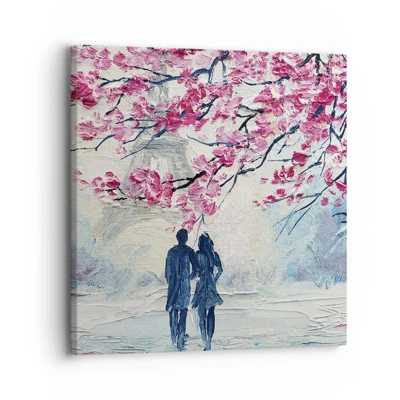 Canvas picture - Romantic Walk - 30x30 cm