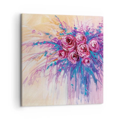 Canvas picture - Rose Fountain - 50x50 cm