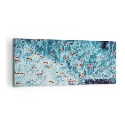 Canvas picture - Seaside Parade - 100x40 cm