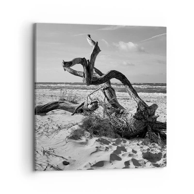 Canvas picture - Seaside Sculpture - 70x70 cm
