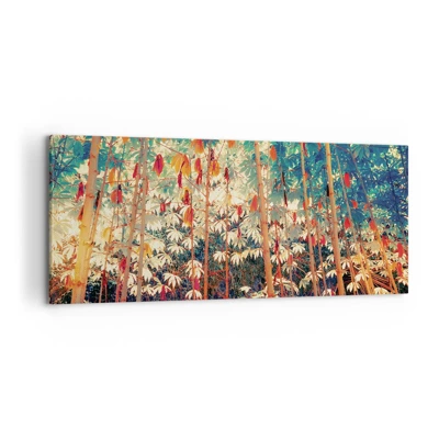 Canvas picture - Secret Life of Leaves - 120x50 cm