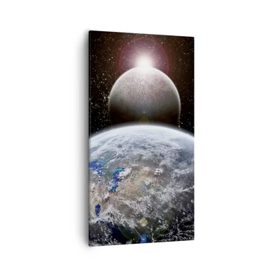 Canvas picture - Space Landscape - Sunrise - 55x100 cm