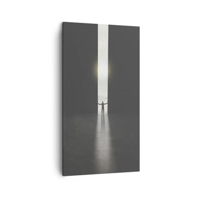 Canvas picture - Step to Bright Future - 45x80 cm
