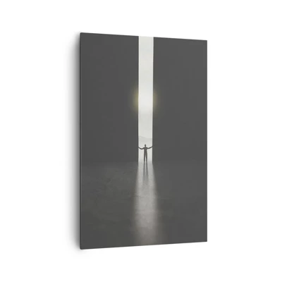 Canvas picture - Step to Bright Future - 80x120 cm