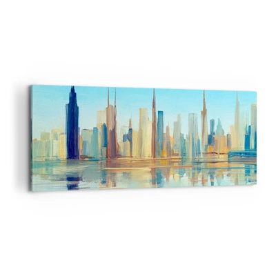 Canvas picture - Sunny Metropolis - 120x50 cm