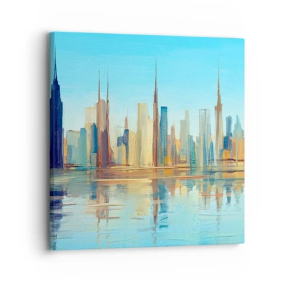 Canvas picture - Sunny Metropolis - 30x30 cm