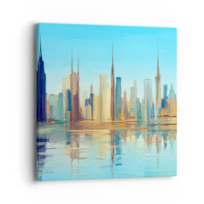 Canvas picture - Sunny Metropolis - 40x40 cm