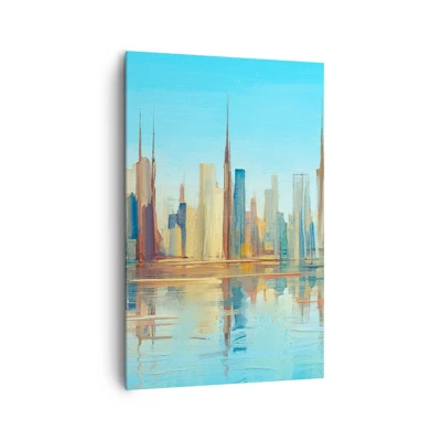 Canvas picture - Sunny Metropolis - 80x120 cm