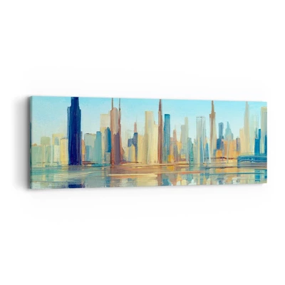 Canvas picture - Sunny Metropolis - 90x30 cm