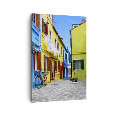 Canvas picture - Sweet, Pastel Alley  - 70x100 cm