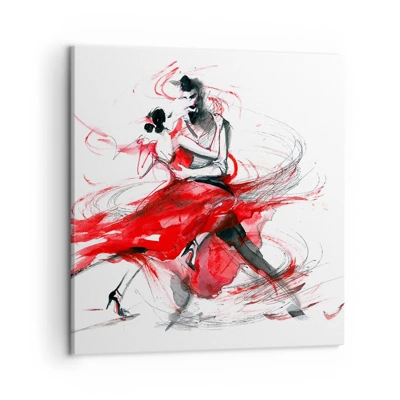 Canvas picture - Tango - Rhythm of Passion - 50x50 cm