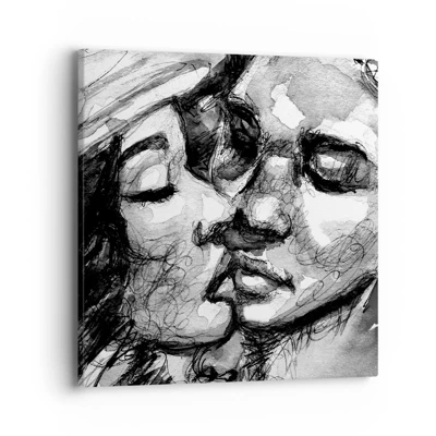 Canvas picture - Tender Moment - 40x40 cm