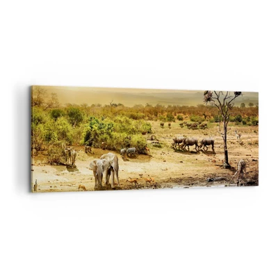 Canvas picture - There Is a River that Flows from Eden - 100x40 cm