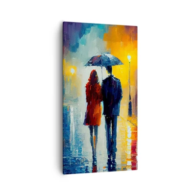 Canvas picture - Together - Colourful Night - 55x100 cm