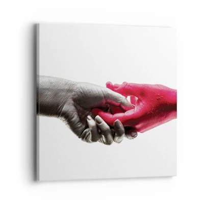 Canvas picture - Together, although Different - 40x40 cm