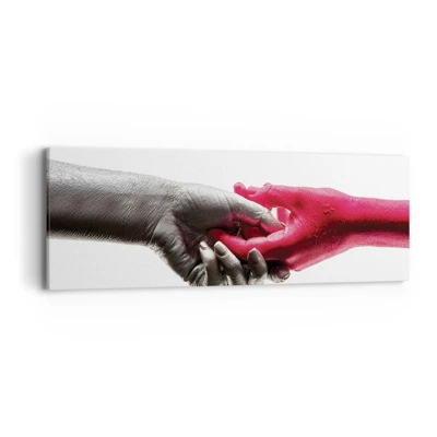 Canvas picture - Together, although Different - 90x30 cm