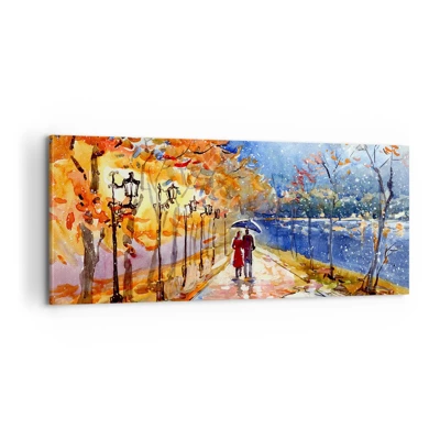 Canvas picture - Together to the Limit of Time  - 100x40 cm