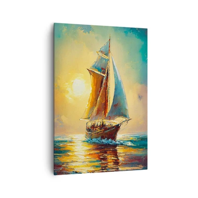 Canvas picture - Under Full Sails - 70x100 cm